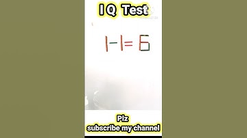 1-1=9 Balance this equation by move 1 stick | Mind game| challenges| | IQ Test| #shorts #matchstick