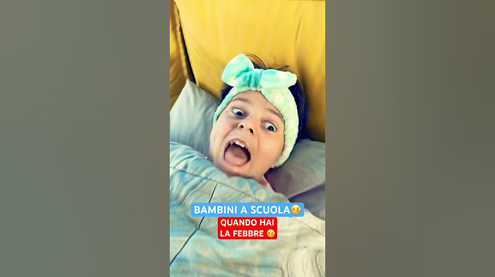 BAMBINI A SCUOLA - LA FEBBRE 🤒 - iPantellas