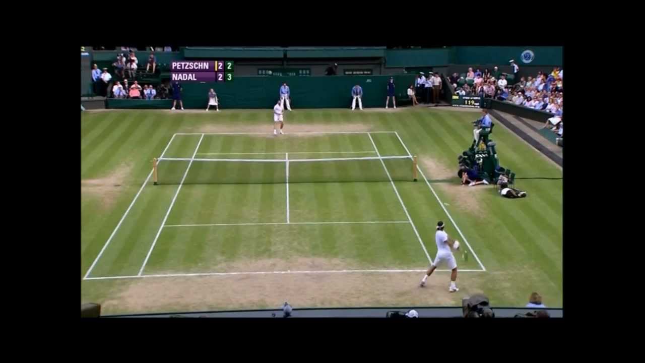 Philipp Petzschner great forehand bomb against Nadal