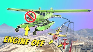 GTA 5 | Which AIRPLANE Can FLY The FURTHEST With ENGINES OFF?