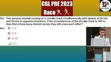 Two person started running on a circular track simultaneously with speeds 20m/s and 30m/s in