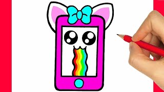 WIE ZEICHNET MAN EIN KAWAII IPHONE