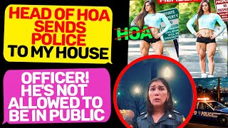 HEAD OF HOA KAREN SENDS POLICE OFFICER TO MY HOUSE! I'm the Owner of the Land r\/EntitledPeople