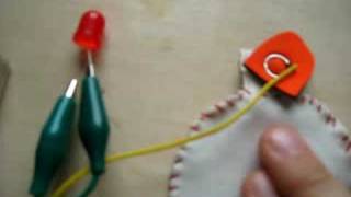 Stretchy fabric pressure sensor