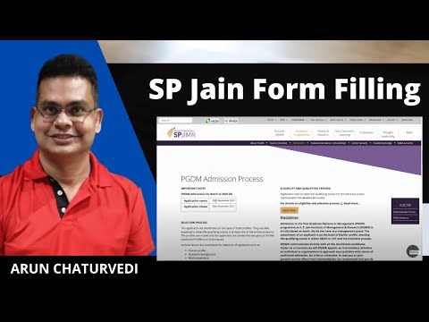SP Jain Form Filling 2022 - Step by Step Process