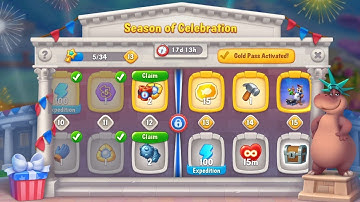 @Fishdom Win Strikes Atlantis Cup Stage 57 - 68. Season of Celebration Level 12 🔓