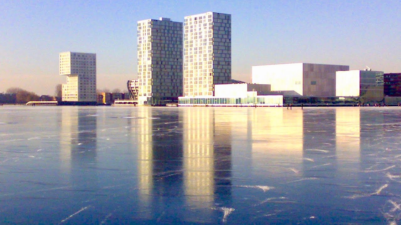 Winter in de Filmwijk in Almere