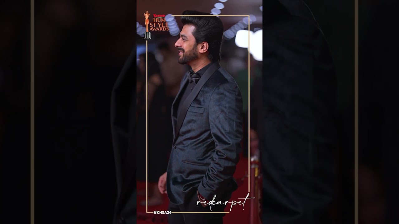 Humayoun Ashraf Slaying In Style At the Red Carpet of Kashmir HUM Style Awards 2024! 💥