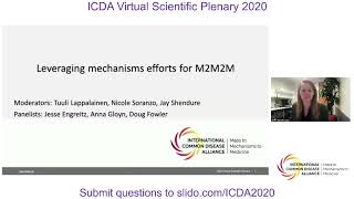 ICDAbio: Virtual Scientific Plenary 2020_Panel 2_Leveraging mechanisms efforts for M2M2M