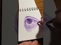 Purple Eye. #art