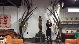 Design Specialist Sarah Cutler On Lot 1163 By Albert Paley George Stanley