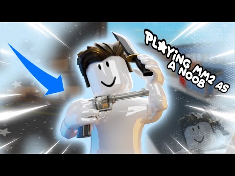 Playing mm2 as a noob on a NEW account || Murder Mystery 2 || #roblox #murdermystery2 #mm2