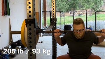 Day 312: Can a lazy 48 + 1 year old get back in shape? #squat