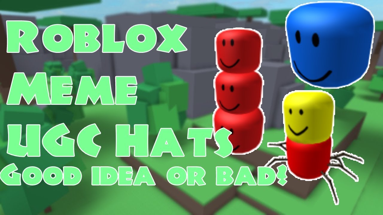 Roblox Ugc Crazy And Meme Hats User Generated Content Released - 