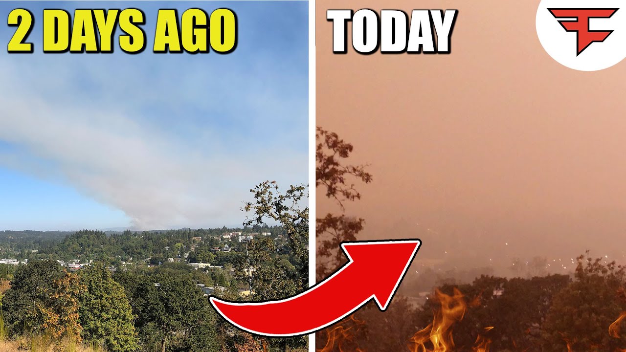 Подготовка к ЭВАКУАЦИИ из-за пожаров в Орегоне | Красное небо в Орегоне: дым | 