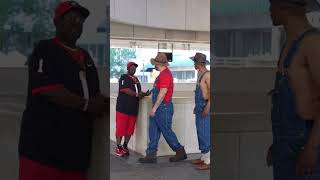 Mario &amp; Luigi Approach Stranger IRL 😂 (Wait For It!) #shorts