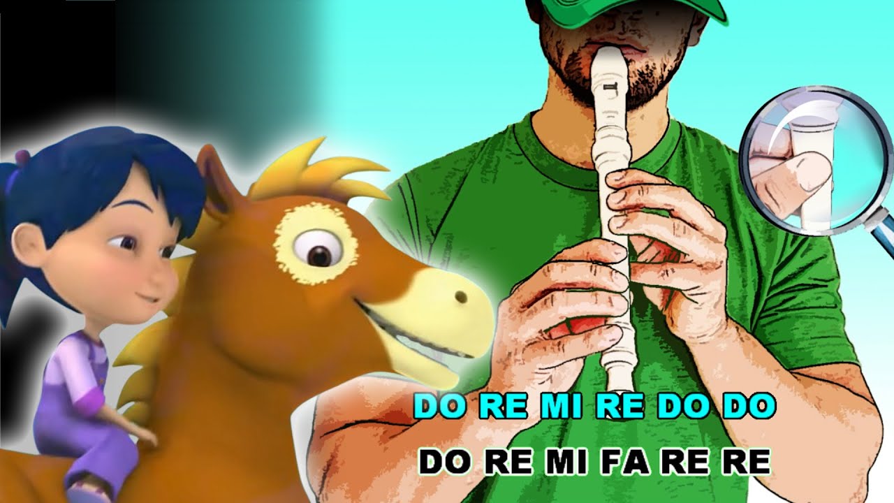 Con Mi Caballito - Mi Perro Chocolo | Flauta Fácil | Tutorial