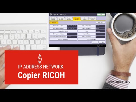 IP address setting, RICOH MPC2000, MPC2500, MPC3000, MPC4500 network printing