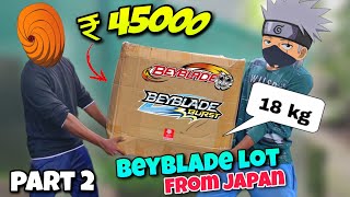 PART 2 - Rs 45000 worth of beyblade lot unboxing from japan | pocket toon