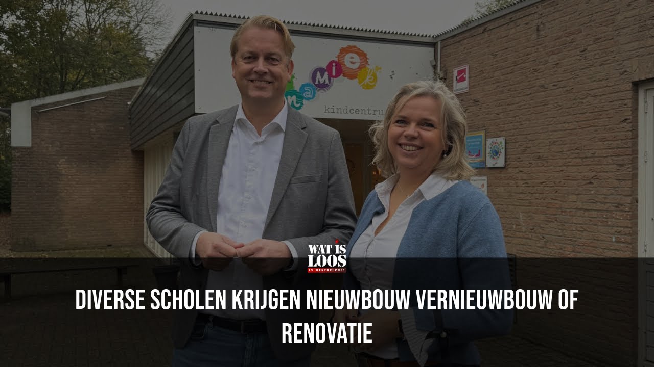DIVERSEN SCHOLEN KRIJGEN NIEUWBOUW VERNIEUWBOUW OF RENOVATIE