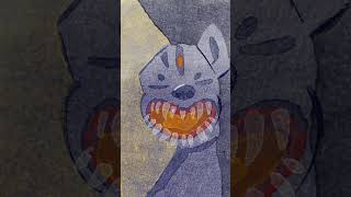 have you ever seen a hellhound yawning? #procreate #animation #hellhound #art