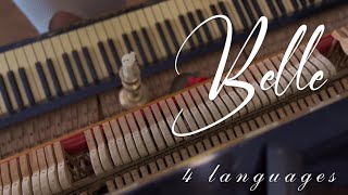 Belle (OST. Notre Dame de Paris) - Piano COVER | 4 languages