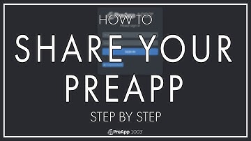 Sharing Your Application - HOW TO GUIDE