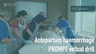 PROMPT Antepartum Haemorrhage virtual drill screenshot 2