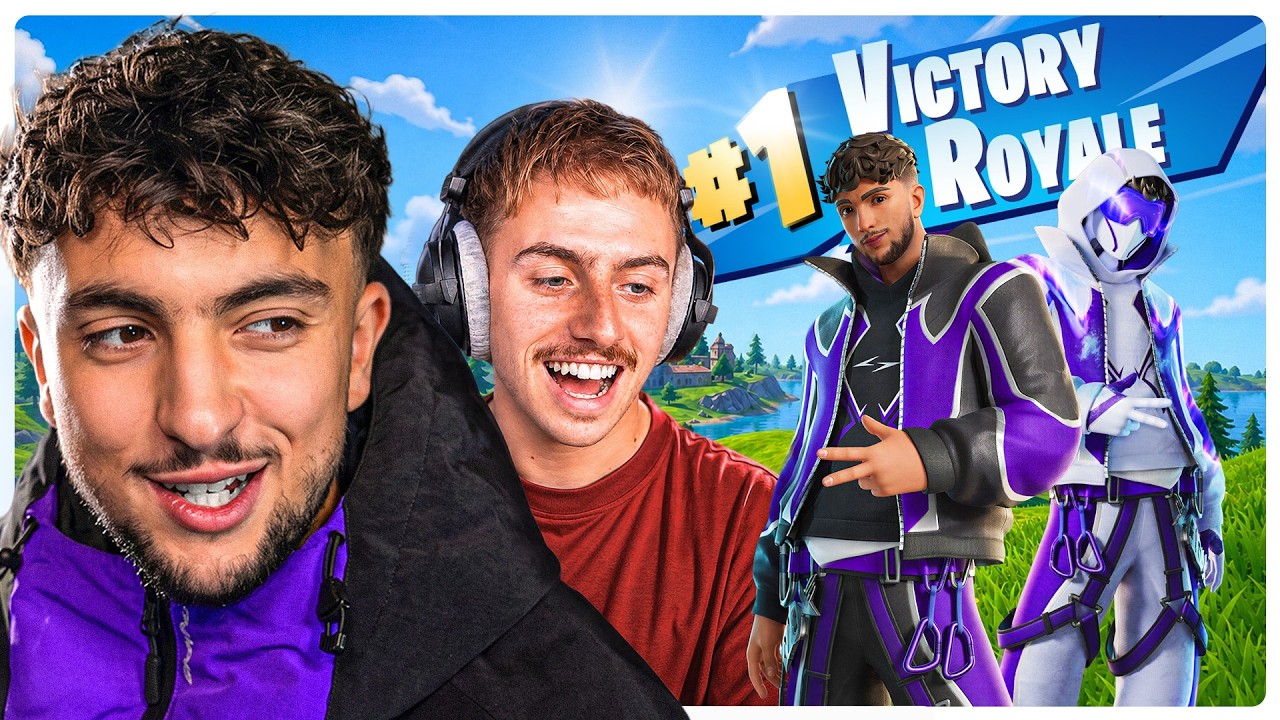 1H POUR GAGNER AVEC MON PROPRE SKIN (on a tellement galéré mdrr) ft Michou