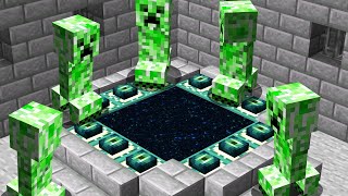Minecraft But CREEPERS Beat The Game...