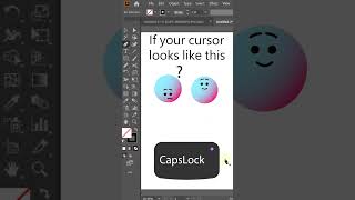 Problem with cursor in Adobe Illustrator  adobeillustrator design cursor shorts tutorial