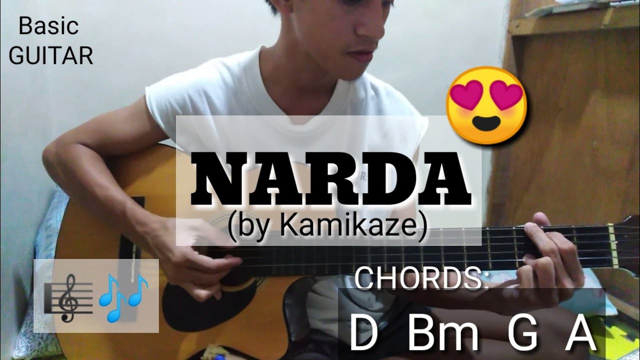 Narda by Kamikaze Easy Guitar Chords Tutorial YouTube