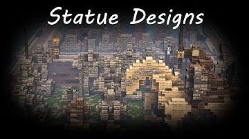 Minecraft StatueTutorial: How to Build a  Lion Statue