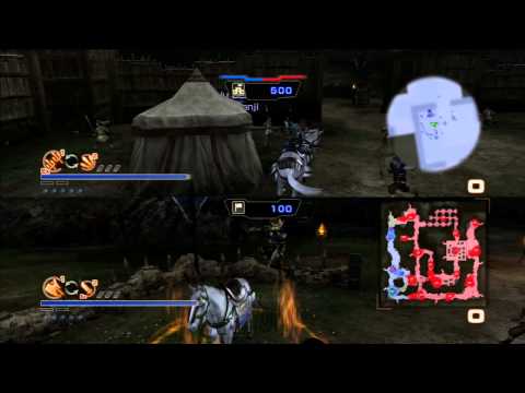 Dynasty Warriors 7 Empires - How to play Co-op Split Screen (PS3 720p Gameplay)