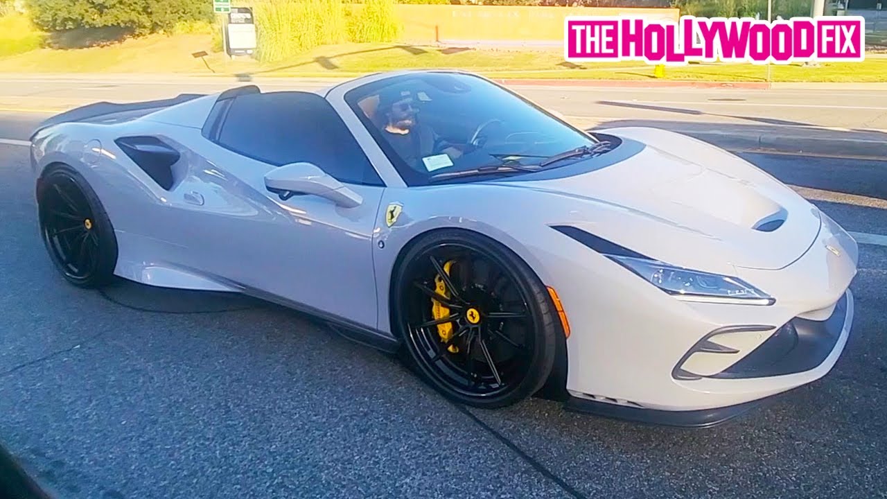 Scott Disick Takes His New Ferrari Out For A Cruise Around Kourtney Kardashian's Neighborhood