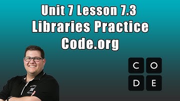 Code.org Unit 7 Lesson 7.3 - Libraries Practice