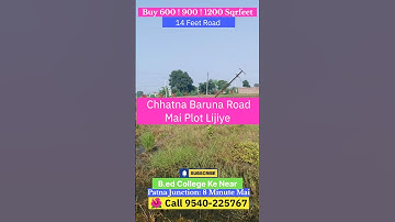 Buy Plots In Mahuli Chatna Baruna Parsa Bazar Patna | Ready to Move Plots #housemaking #buyplots