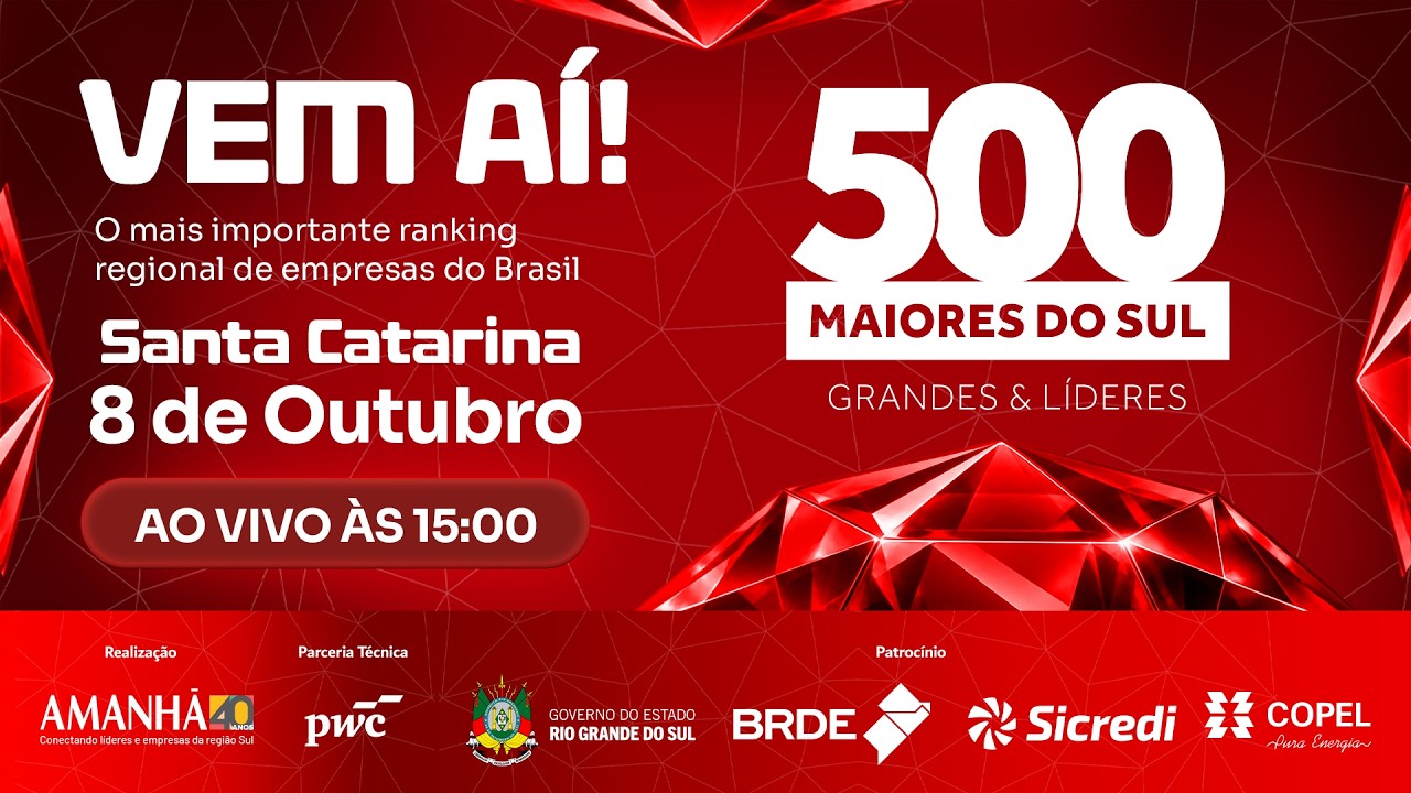 500 MAIORES DO SUL 2026 - Santa Catarina