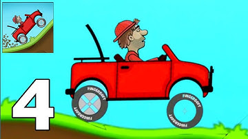 Hill Climb Racing - GamePlay Walkthrough Part 4- Jeep (iOS, Android)