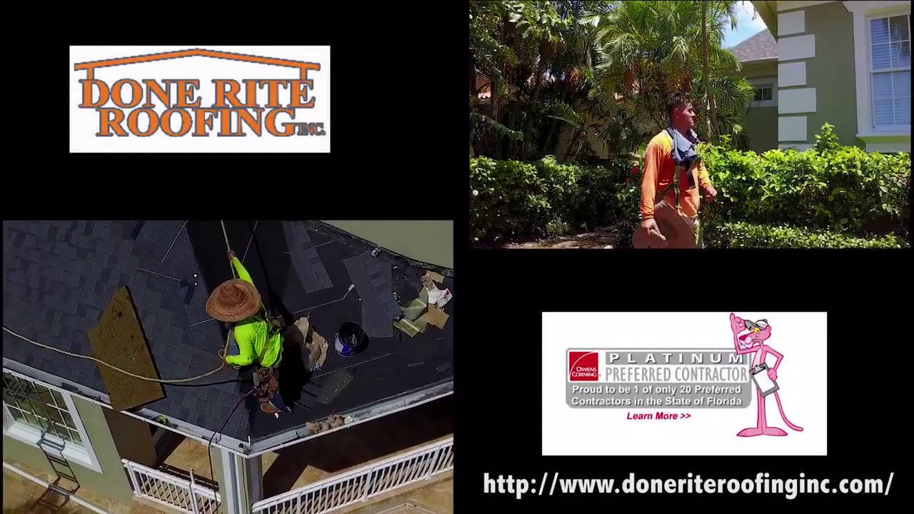Done Rite Roofing replaces shingle roof YouTube