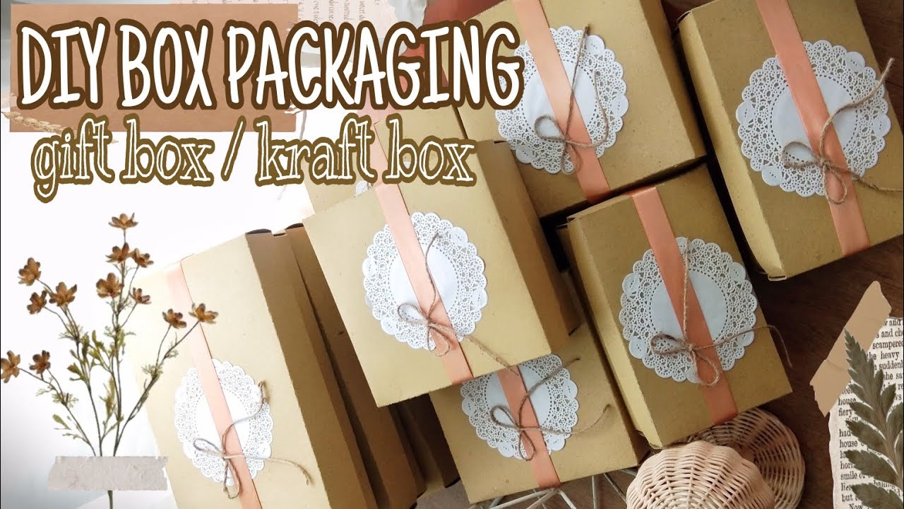 CARA MEMBUAT BOX PACKAGING DARI KARTON DIY GIFT BOX 