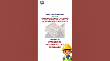 Can You Reduce Live load in parking structures?#structuralengineering#architecture