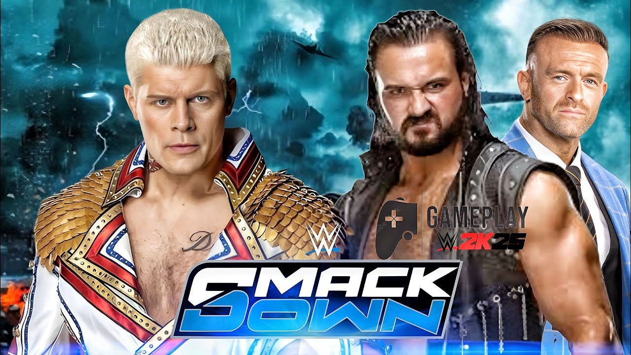 Коди Роудс против Дрю Макинтайра и Ника Алдиса на WWE SMACKDOWN — Шотландский воин против Америка...