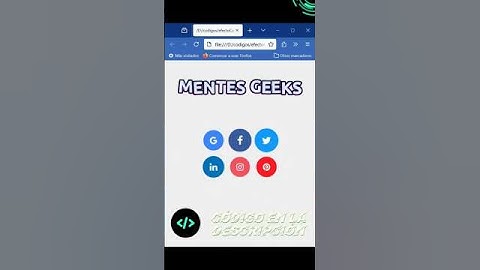 💻 Animación de iconos de redes sociales con Font Awesome | Efecto rebote 🟢 #hml #css #programming
