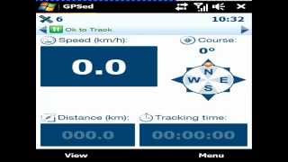 GPSed gps tracking and mapping software for Windows Mobile Preview screenshot 5