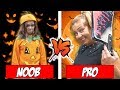 NOOB vs PRO en Halloween !!