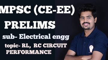 MPSC (CIVIL-EE) ELECTRICAL LECTURE -11 RL , RC AC CIRCUITS || BY satish sir|