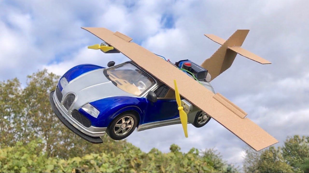 Airplane Car How to Make Airplane Car Bugatti Veyron YouTube