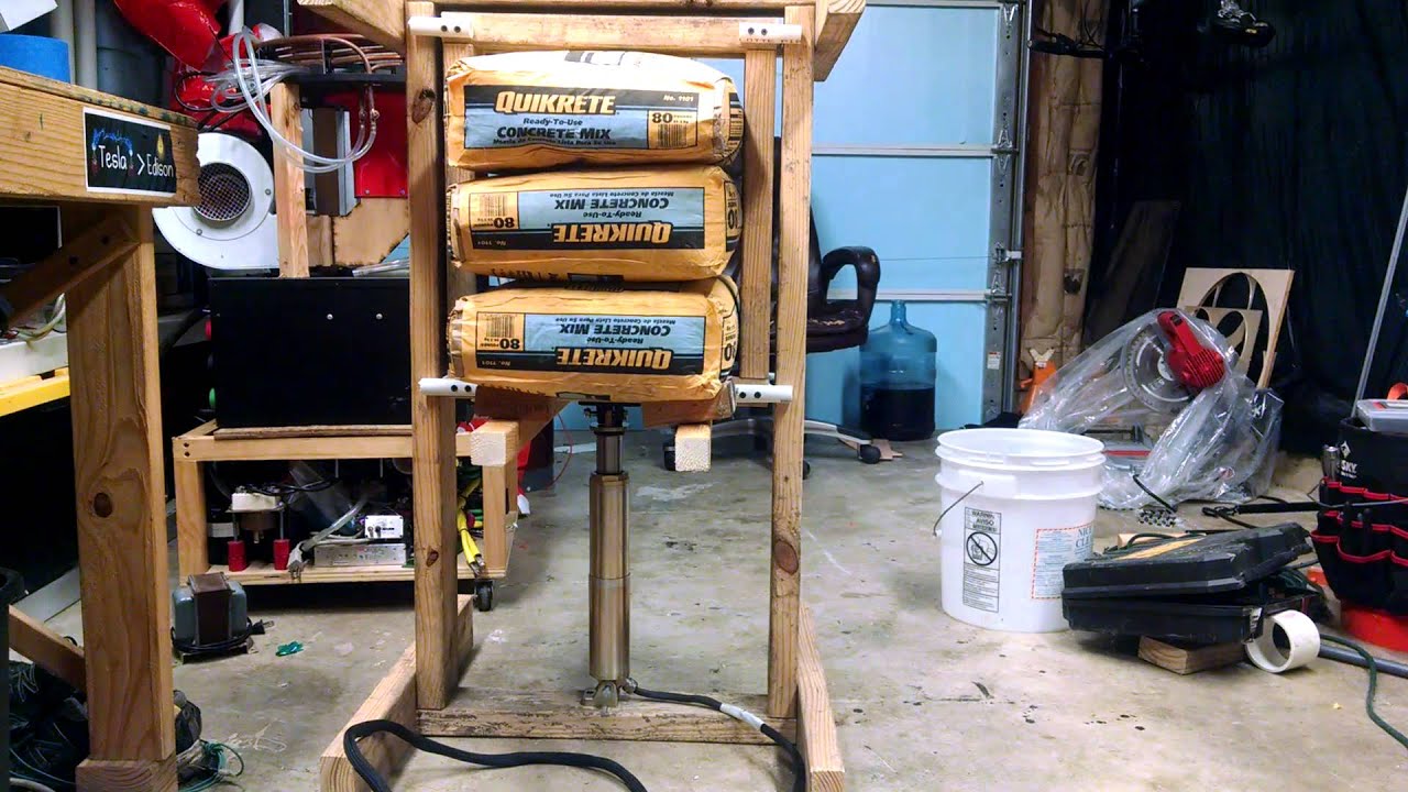 Actuator test at 240 lbs - YouTube