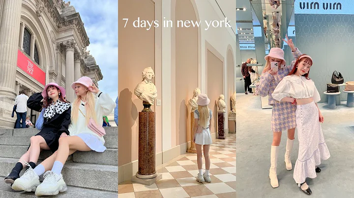 7 day new york vlog with my best friend  huge shop...